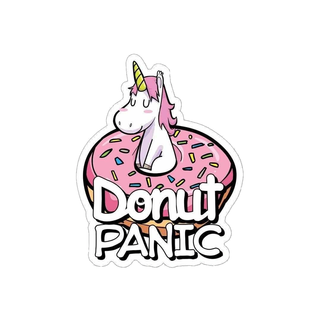 DONUT Panic Sticker